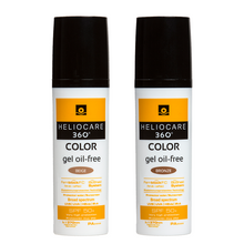 Load image into Gallery viewer, Heliocare 360° Color Oil Free Gel Colour COMBI 2-pack
