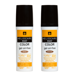 Heliocare 360° Color Oil Free Gel Colour COMBI 2-pack